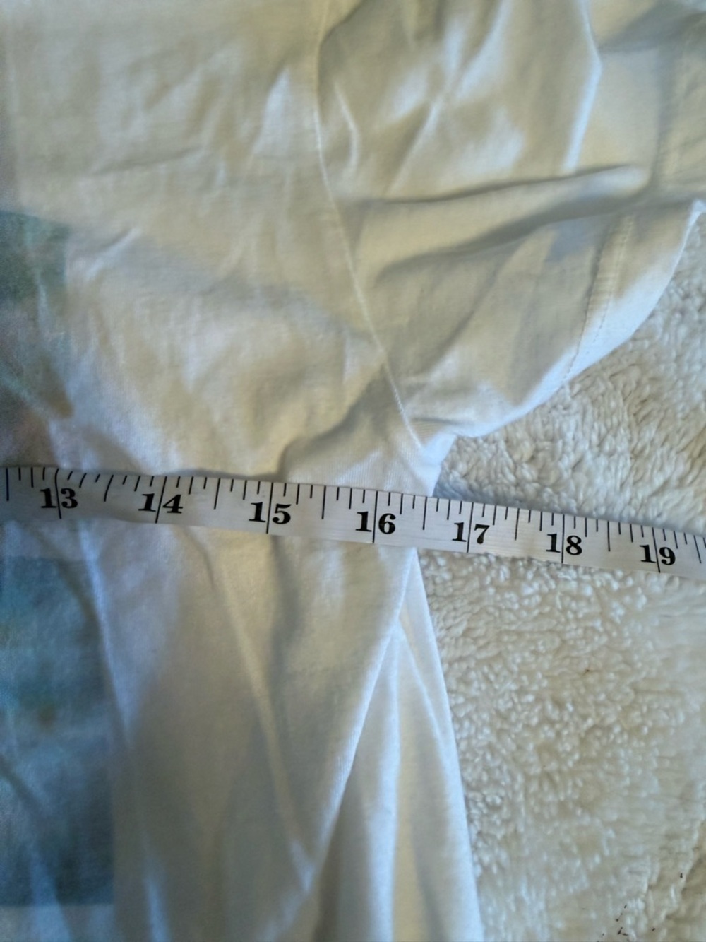 PacSun White Graphic Tee with Pastel Sky Panels - Picture 6 of 7